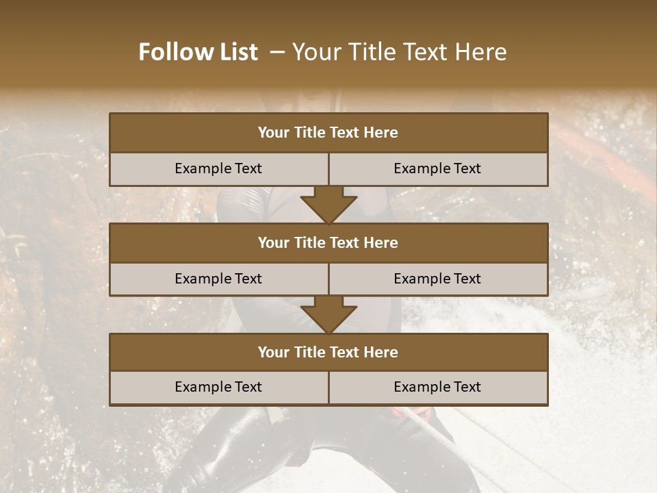 A Man Riding A Wave On Top Of A Surfboard PowerPoint Template