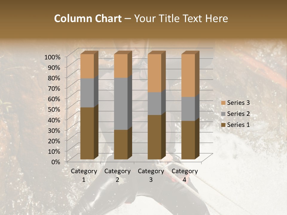 A Man Riding A Wave On Top Of A Surfboard PowerPoint Template