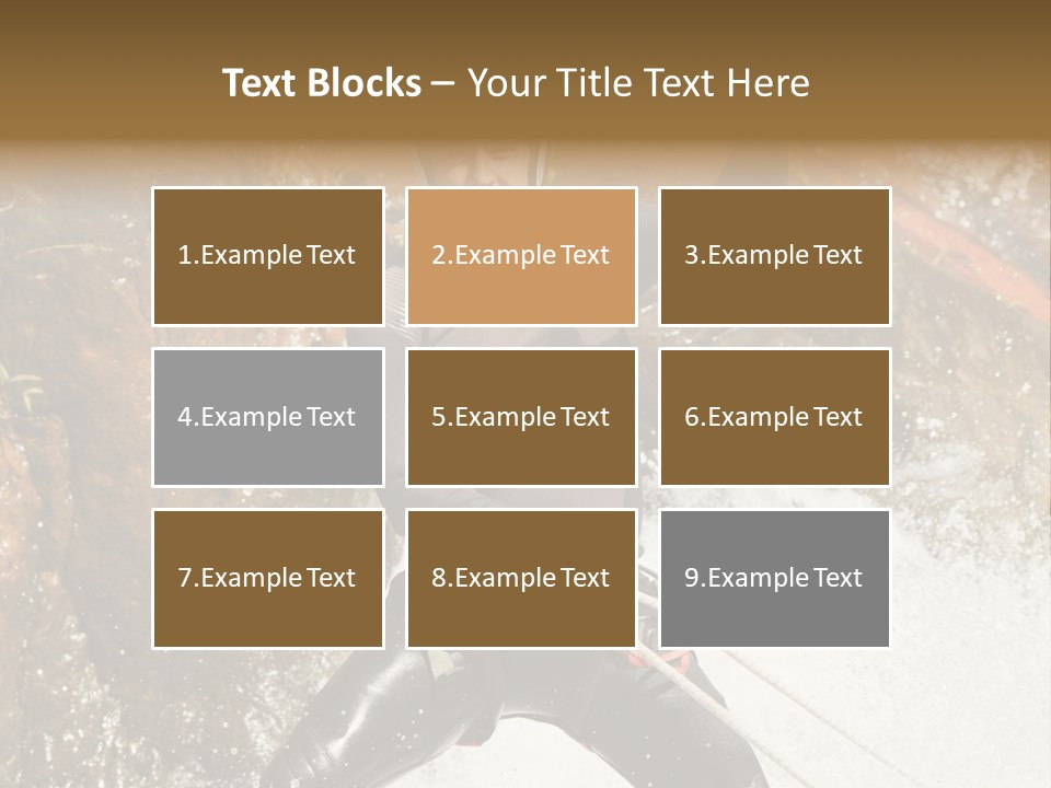 A Man Riding A Wave On Top Of A Surfboard PowerPoint Template