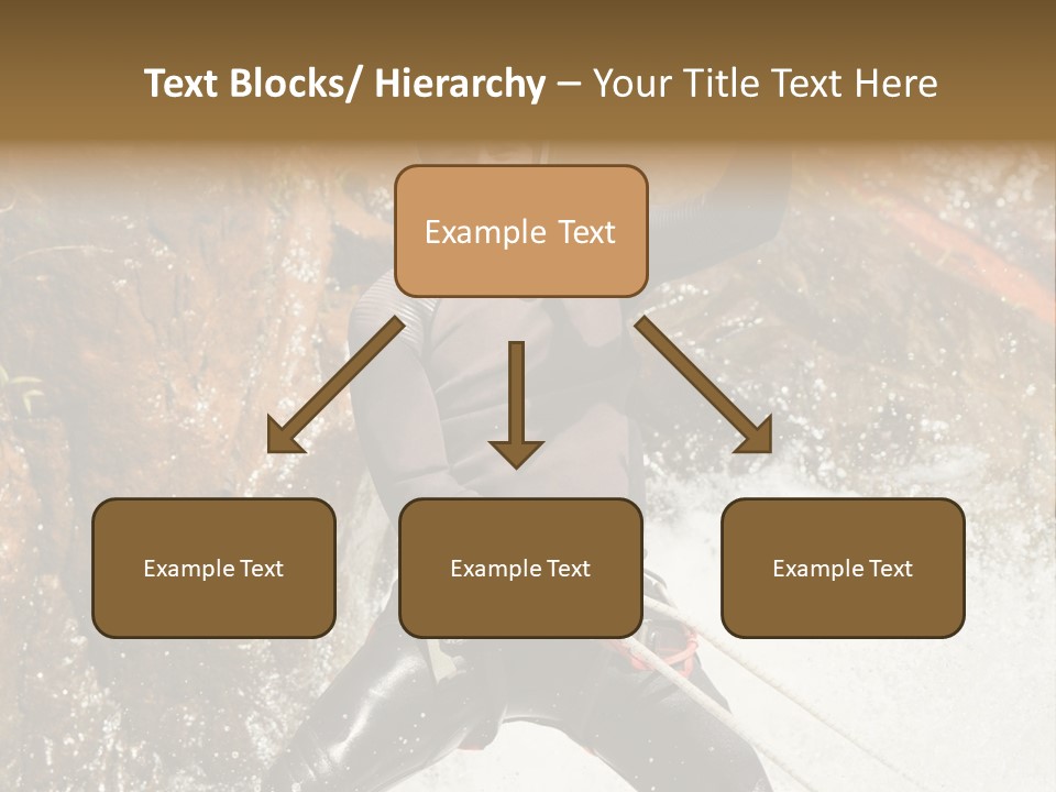 A Man Riding A Wave On Top Of A Surfboard PowerPoint Template