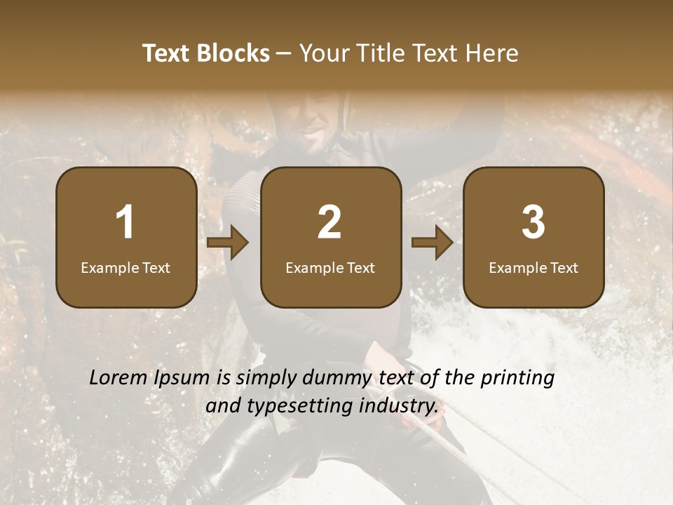 A Man Riding A Wave On Top Of A Surfboard PowerPoint Template