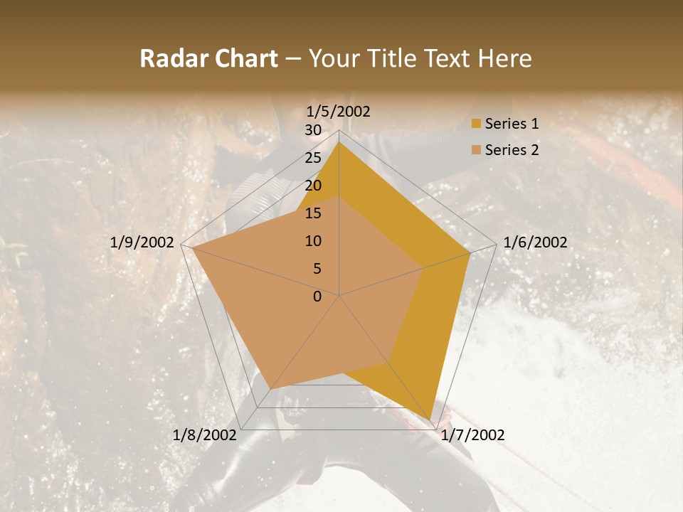 A Man Riding A Wave On Top Of A Surfboard PowerPoint Template