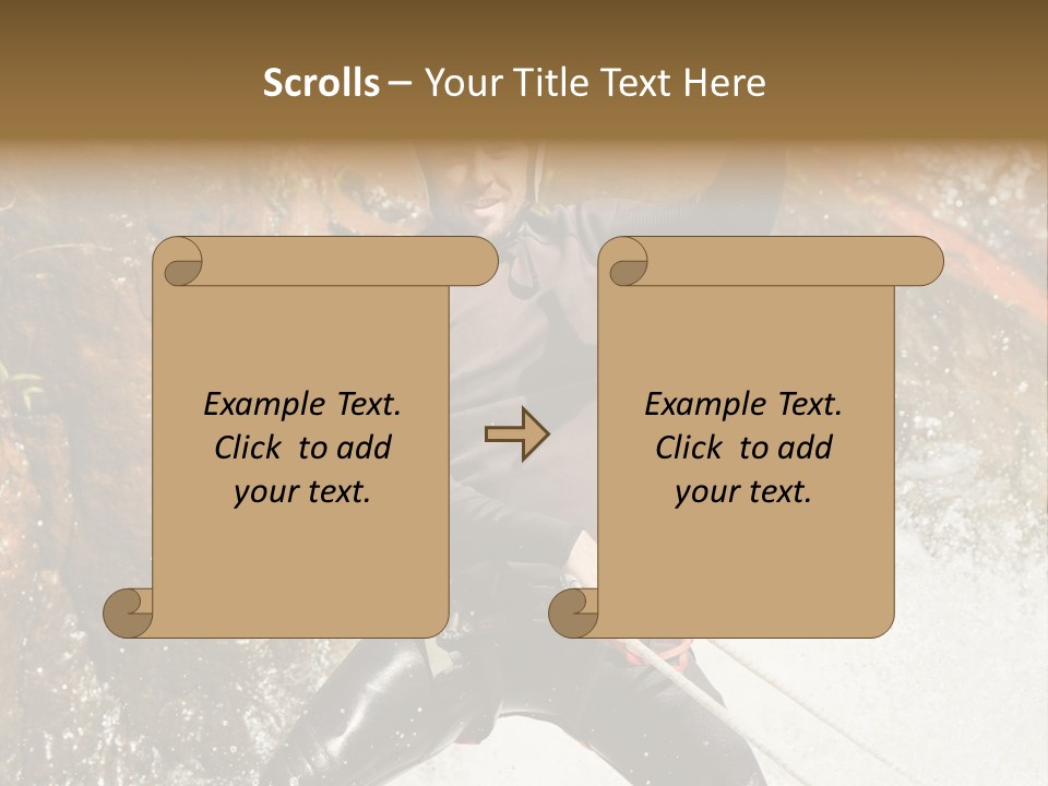 A Man Riding A Wave On Top Of A Surfboard PowerPoint Template