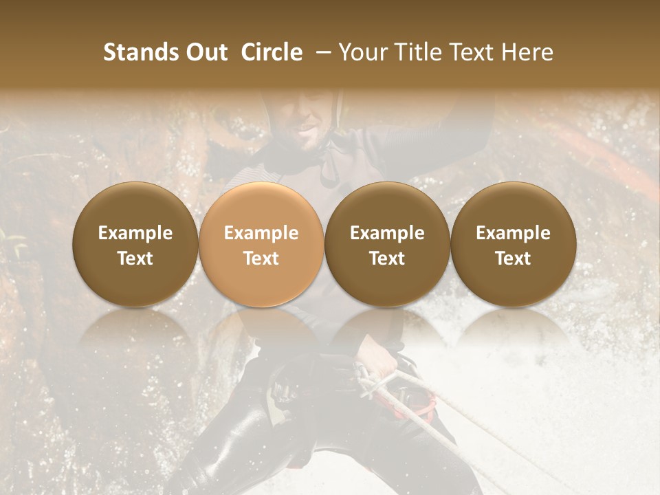 A Man Riding A Wave On Top Of A Surfboard PowerPoint Template