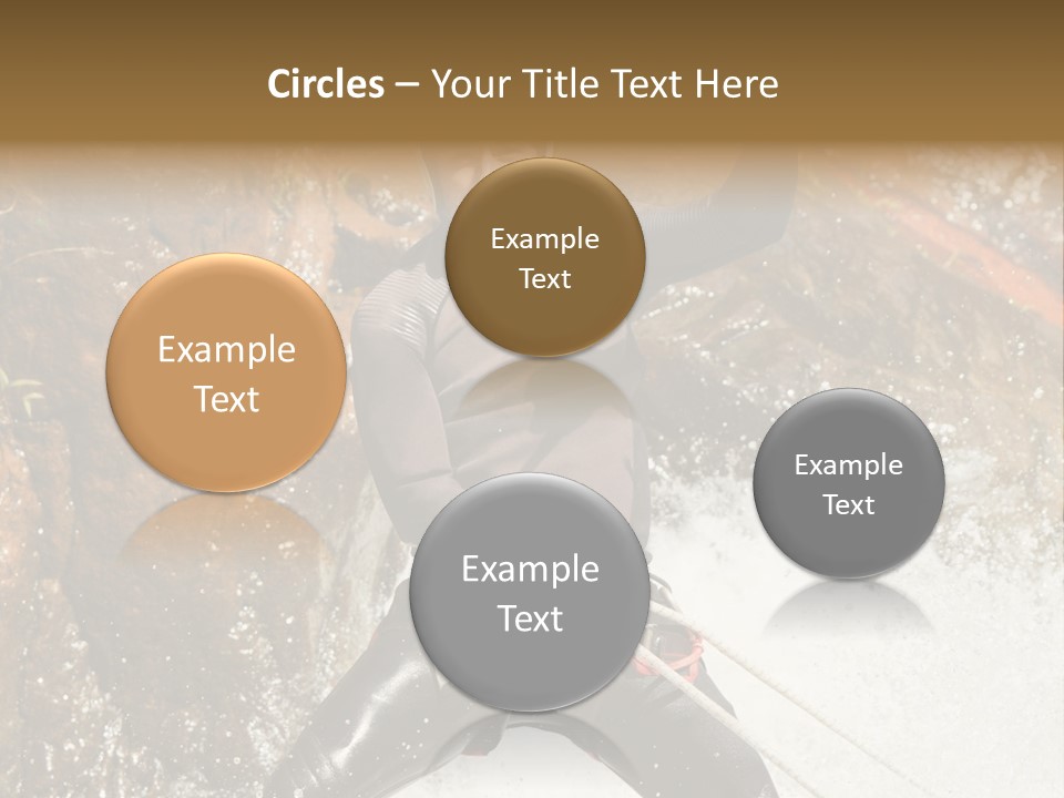 A Man Riding A Wave On Top Of A Surfboard PowerPoint Template