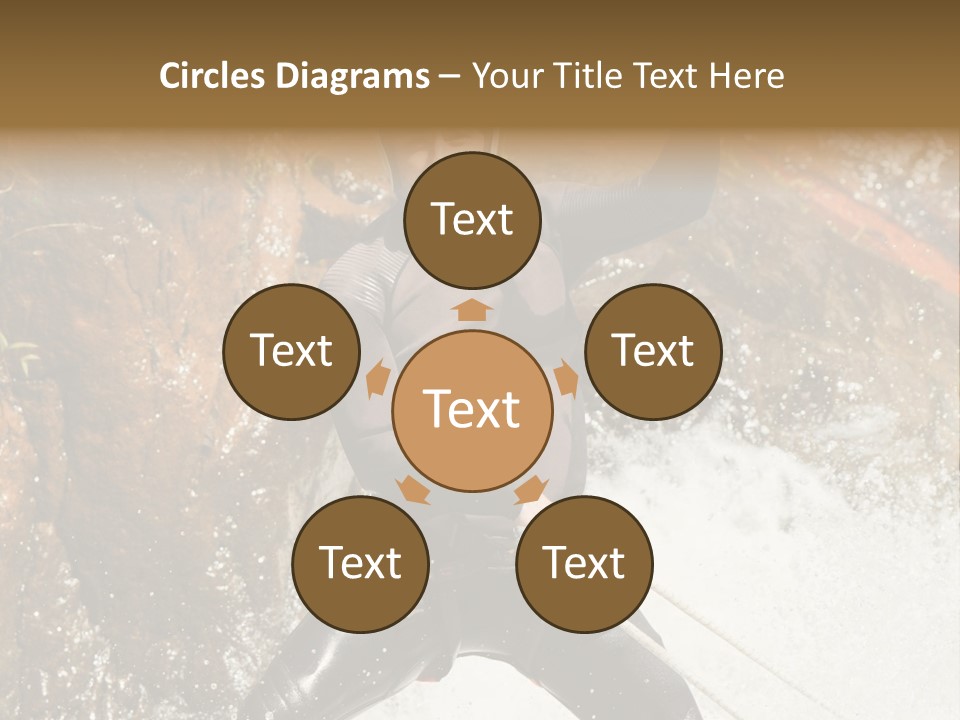 A Man Riding A Wave On Top Of A Surfboard PowerPoint Template