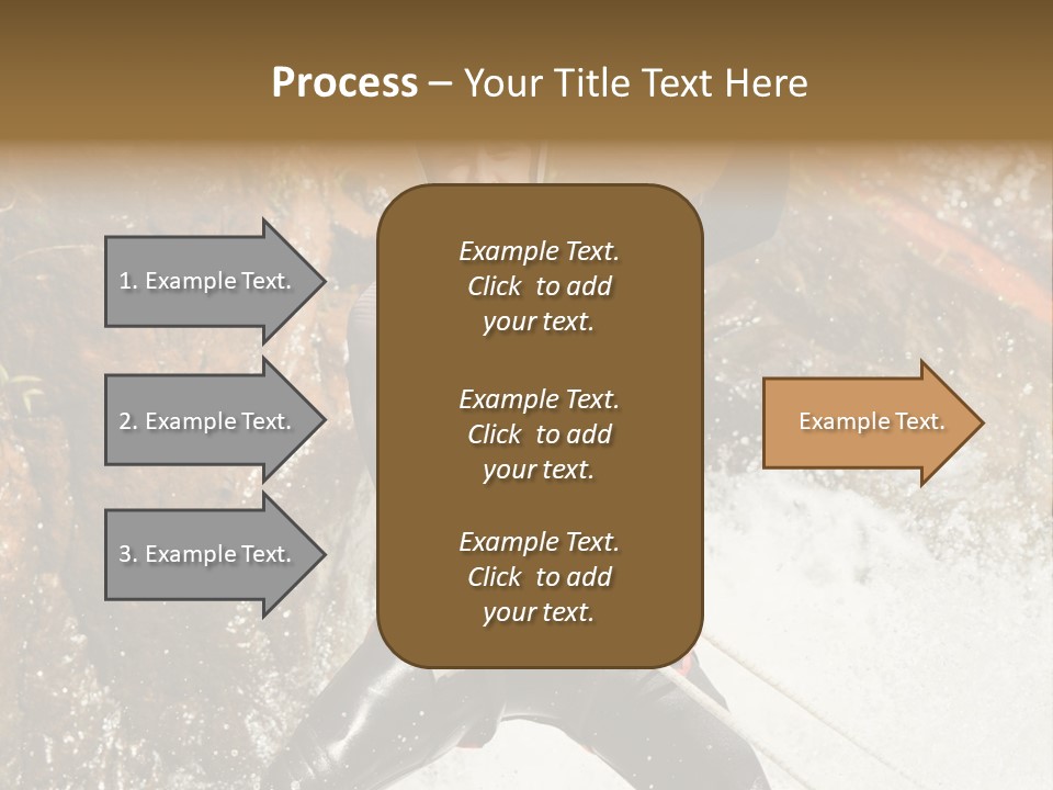 A Man Riding A Wave On Top Of A Surfboard PowerPoint Template