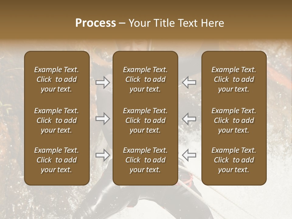 A Man Riding A Wave On Top Of A Surfboard PowerPoint Template