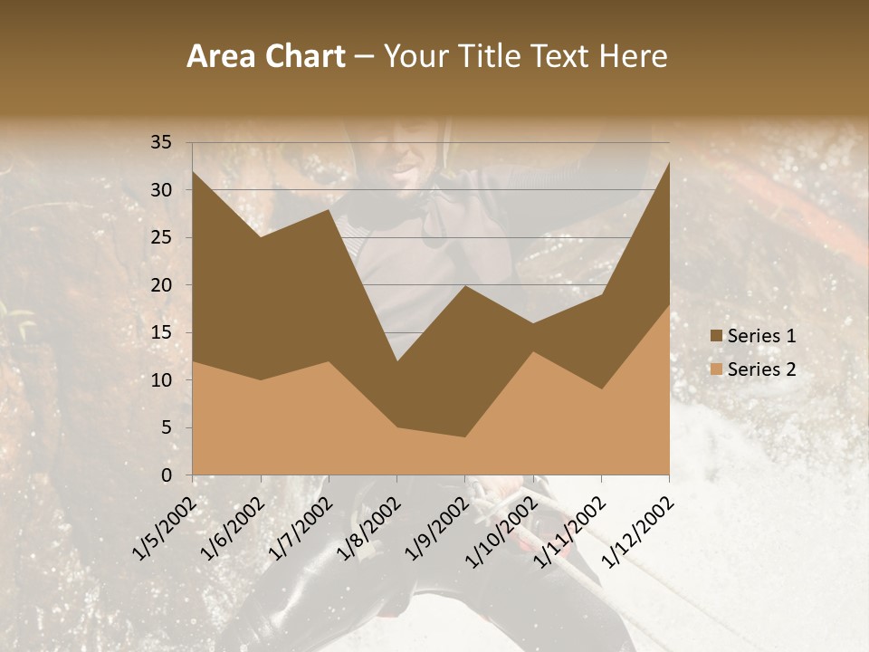 A Man Riding A Wave On Top Of A Surfboard PowerPoint Template