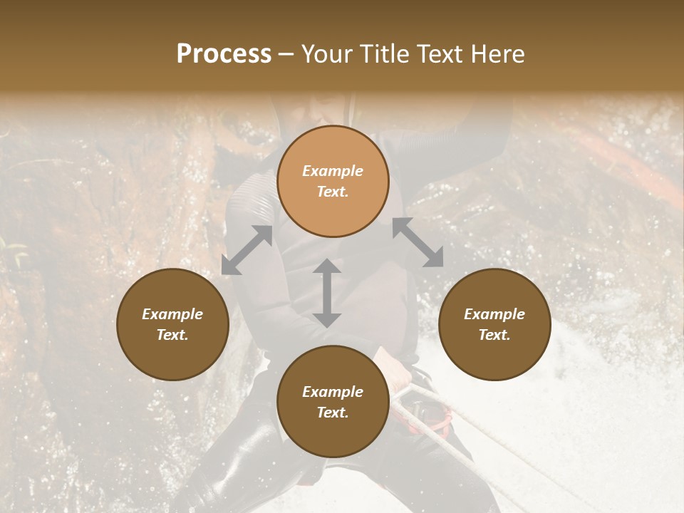 A Man Riding A Wave On Top Of A Surfboard PowerPoint Template