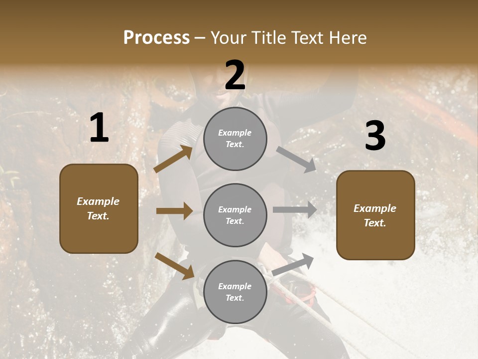 A Man Riding A Wave On Top Of A Surfboard PowerPoint Template