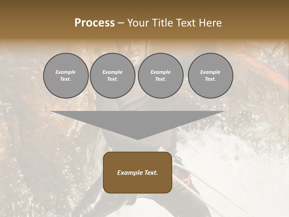 A Man Riding A Wave On Top Of A Surfboard PowerPoint Template