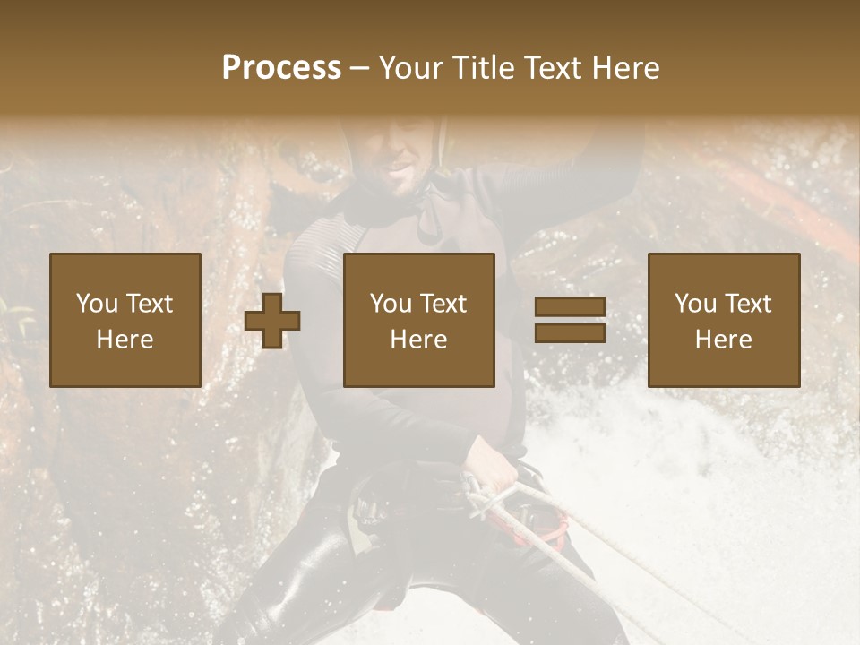 A Man Riding A Wave On Top Of A Surfboard PowerPoint Template