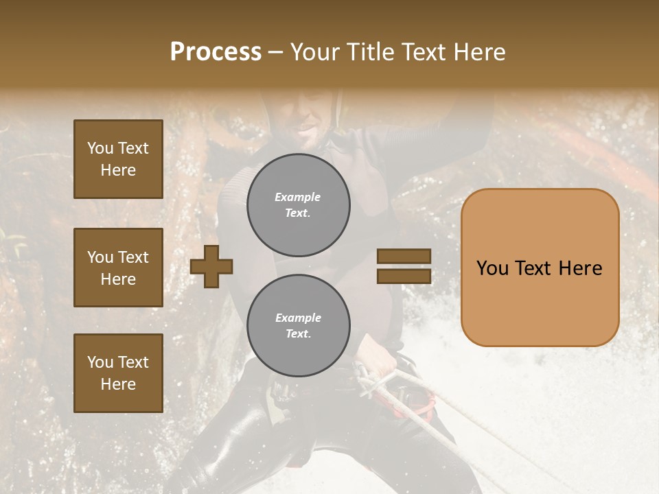 A Man Riding A Wave On Top Of A Surfboard PowerPoint Template