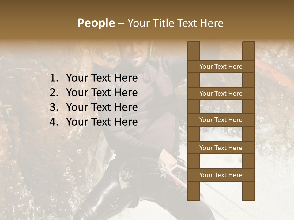 A Man Riding A Wave On Top Of A Surfboard PowerPoint Template