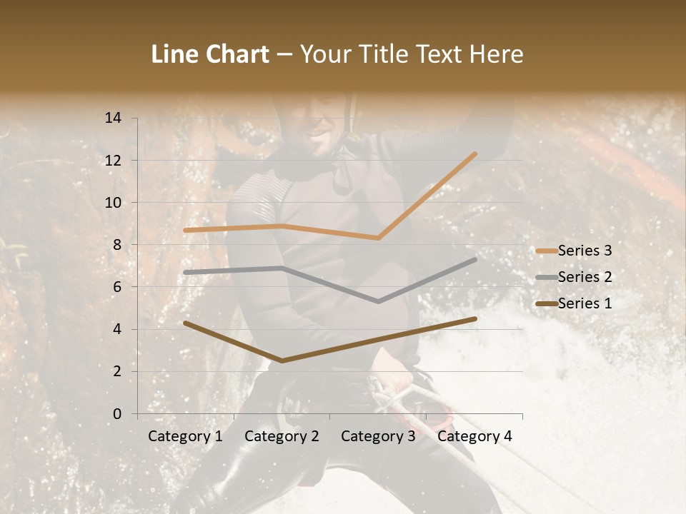 A Man Riding A Wave On Top Of A Surfboard PowerPoint Template