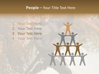 A Man Riding A Wave On Top Of A Surfboard PowerPoint Template