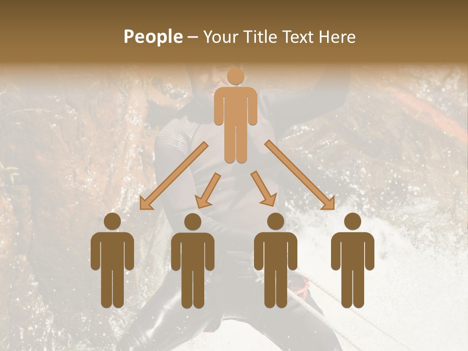 A Man Riding A Wave On Top Of A Surfboard PowerPoint Template