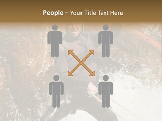 A Man Riding A Wave On Top Of A Surfboard PowerPoint Template