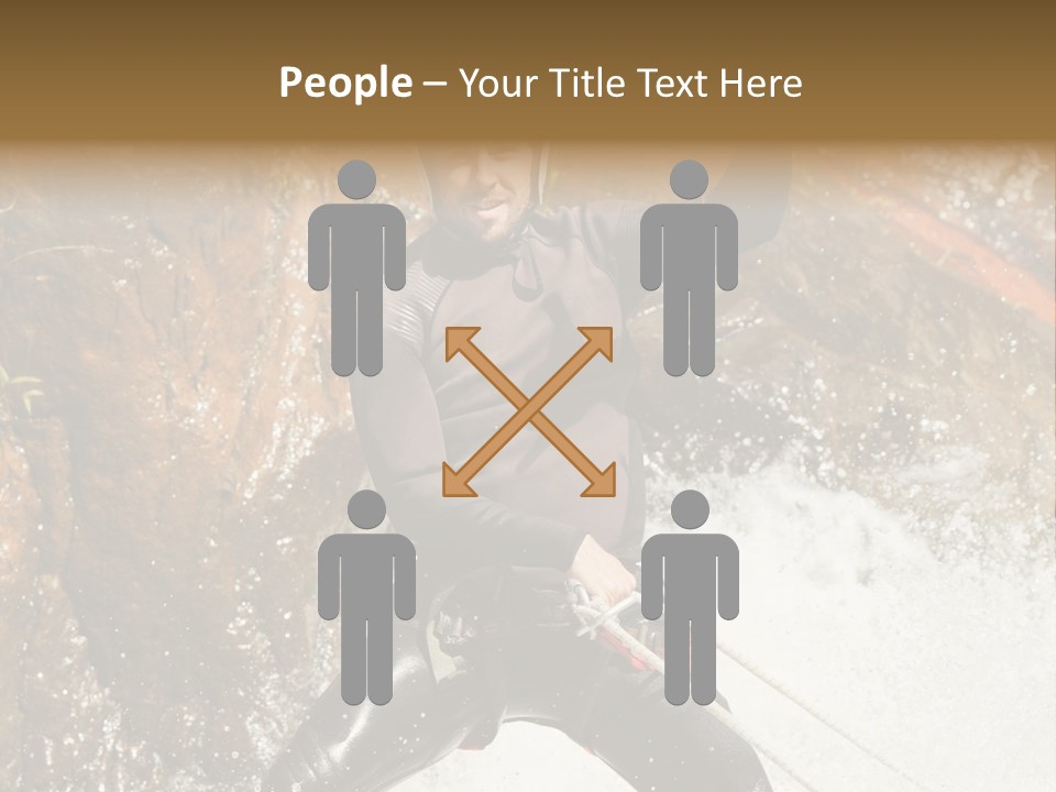 A Man Riding A Wave On Top Of A Surfboard PowerPoint Template