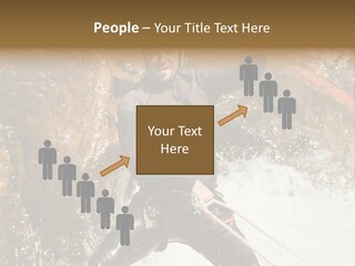 A Man Riding A Wave On Top Of A Surfboard PowerPoint Template