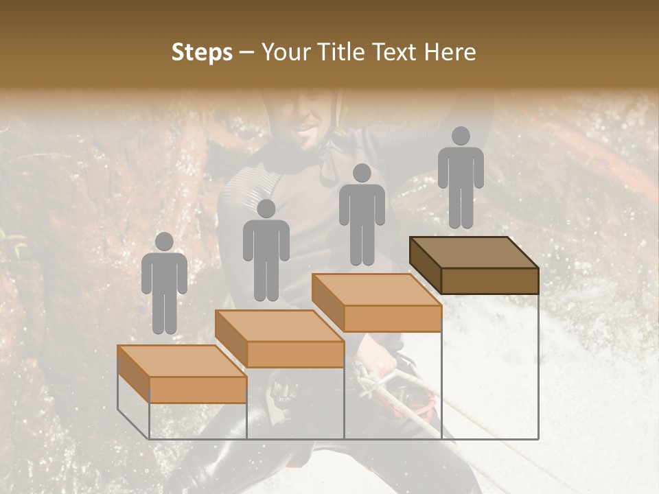 A Man Riding A Wave On Top Of A Surfboard PowerPoint Template