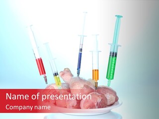Nitrates In Meat PowerPoint Template