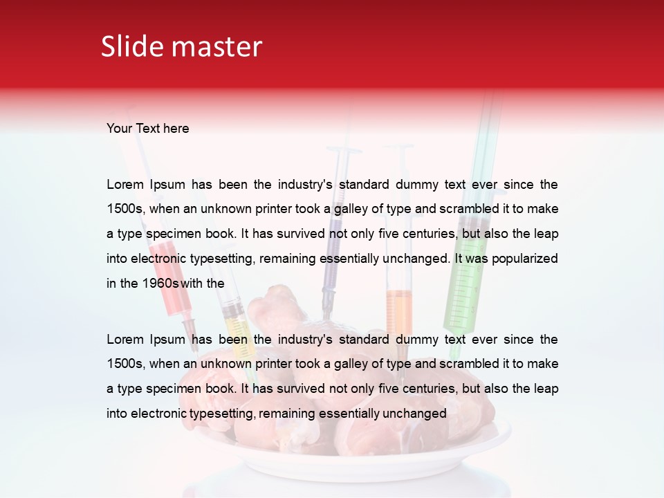 Nitrates In Meat PowerPoint Template