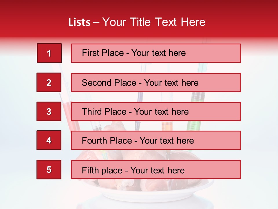 Nitrates In Meat PowerPoint Template