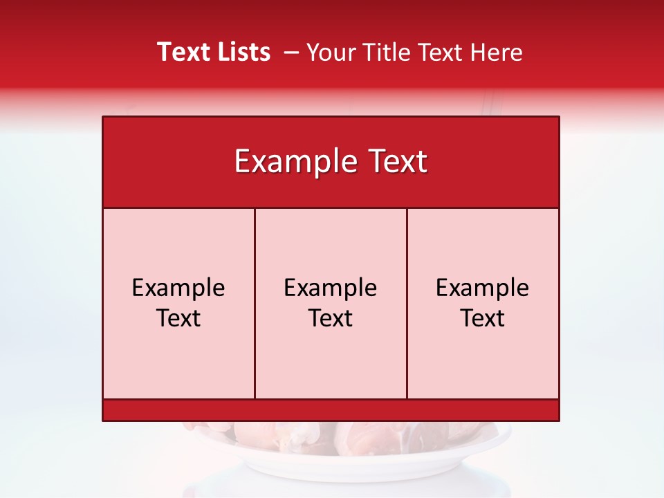 Nitrates In Meat PowerPoint Template