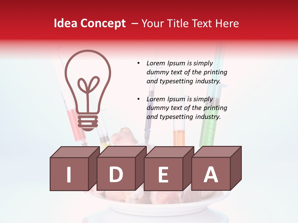 Nitrates In Meat PowerPoint Template