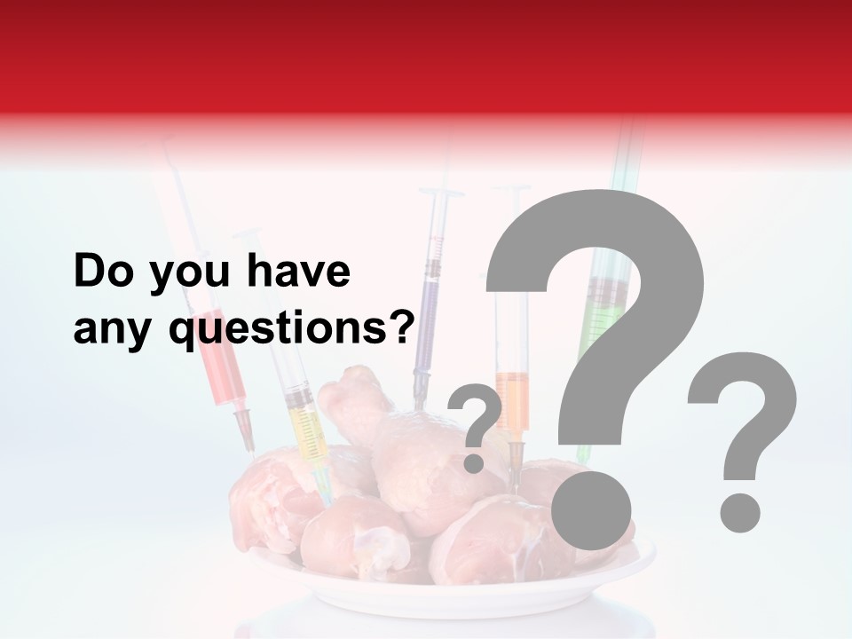 Nitrates In Meat PowerPoint Template