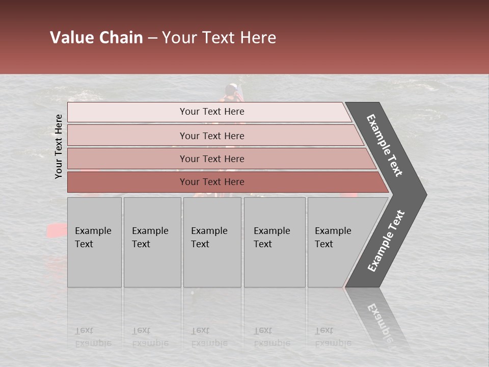 A Group Of People Rowing A Boat On A Body Of Water PowerPoint Template