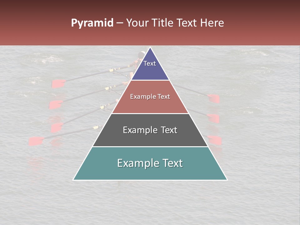 A Group Of People Rowing A Boat On A Body Of Water PowerPoint Template