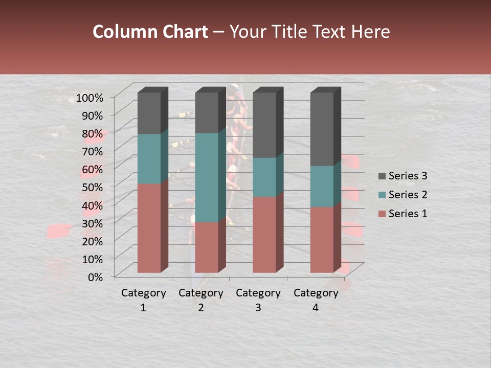 A Group Of People Rowing A Boat On A Body Of Water PowerPoint Template