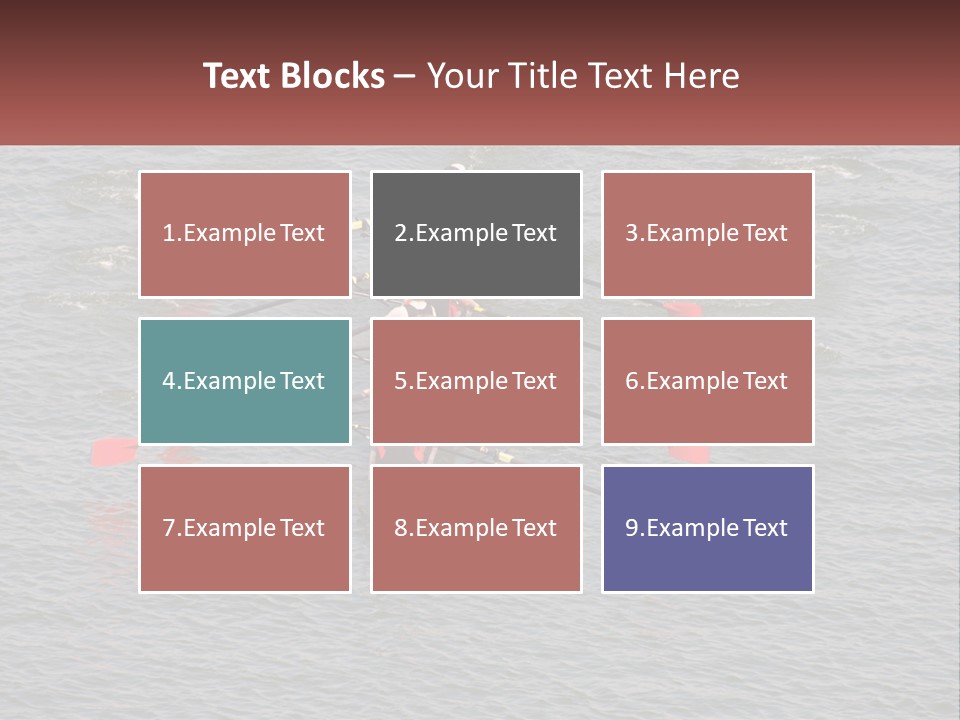 A Group Of People Rowing A Boat On A Body Of Water PowerPoint Template