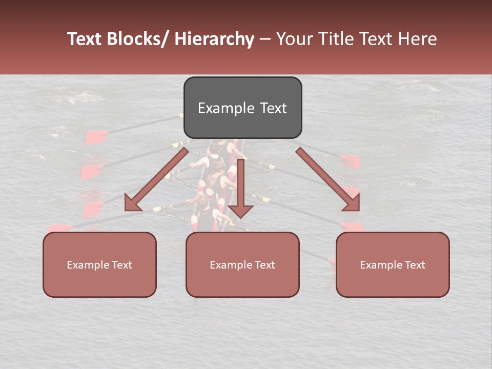 A Group Of People Rowing A Boat On A Body Of Water PowerPoint Template