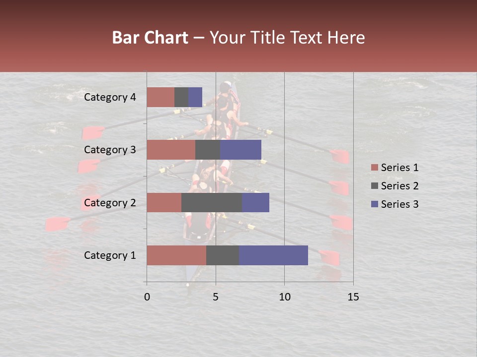 A Group Of People Rowing A Boat On A Body Of Water PowerPoint Template