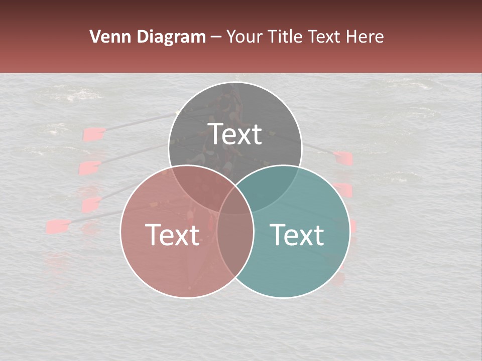 A Group Of People Rowing A Boat On A Body Of Water PowerPoint Template