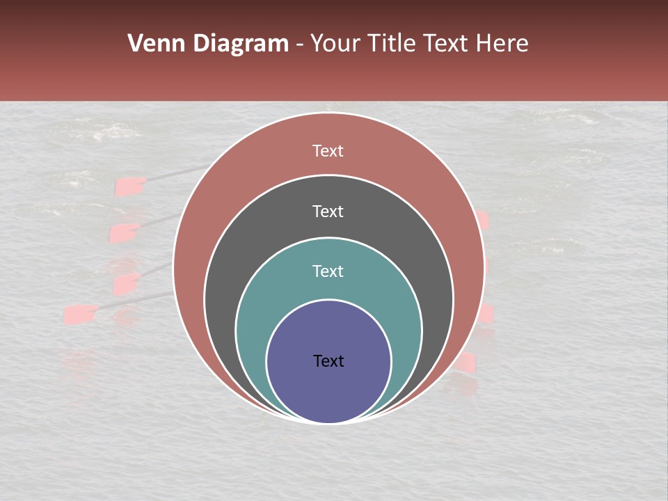 A Group Of People Rowing A Boat On A Body Of Water PowerPoint Template