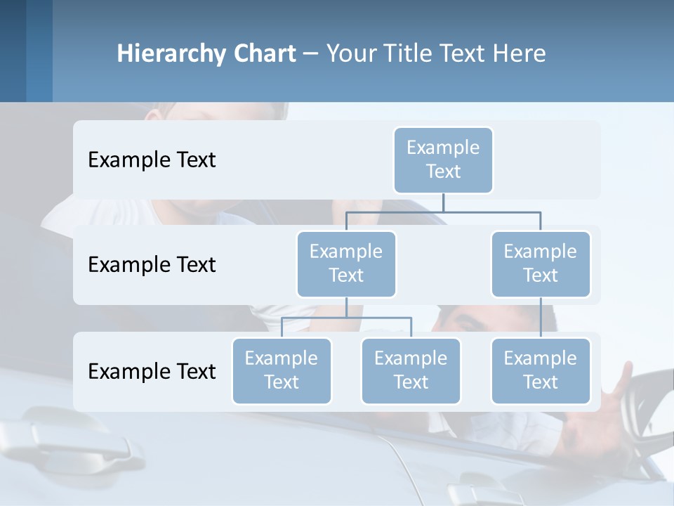 A Man And A Boy Waving Out Of A Car Window PowerPoint Template