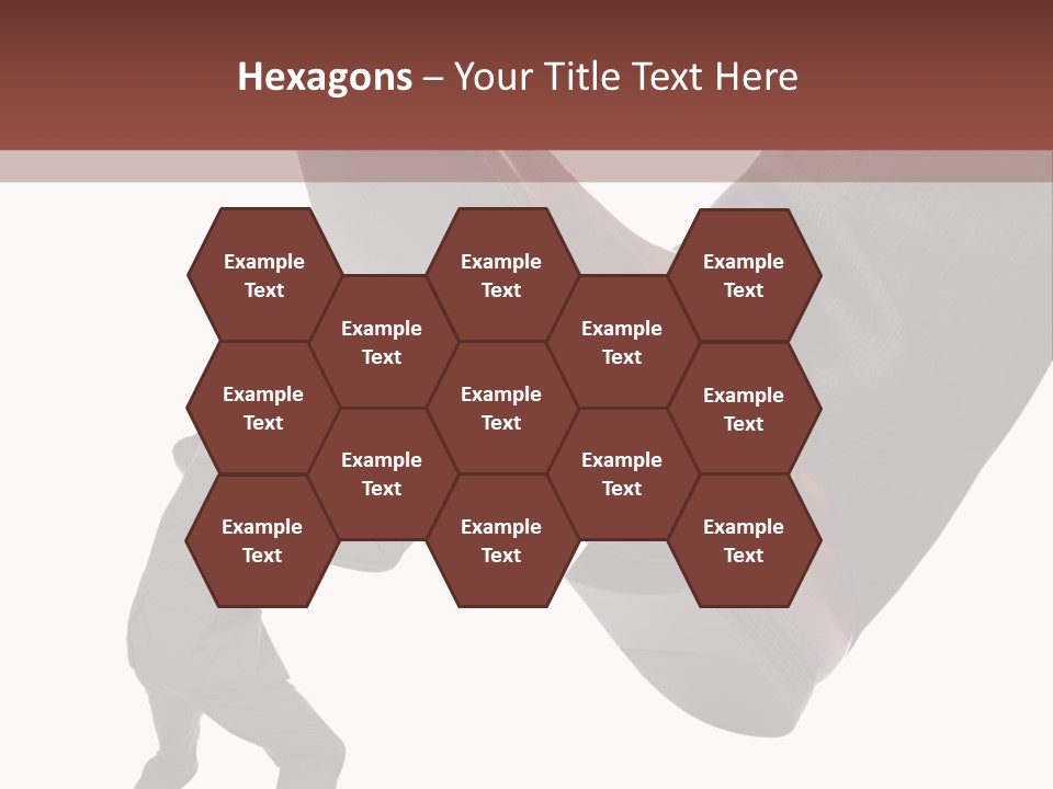 A Man In A Business Suit Kicking A Shoe PowerPoint Template