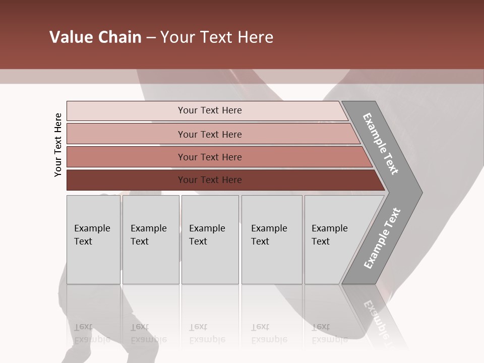 A Man In A Business Suit Kicking A Shoe PowerPoint Template