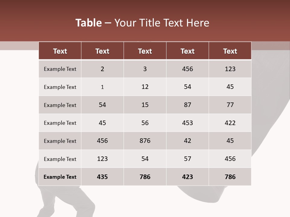 A Man In A Business Suit Kicking A Shoe PowerPoint Template