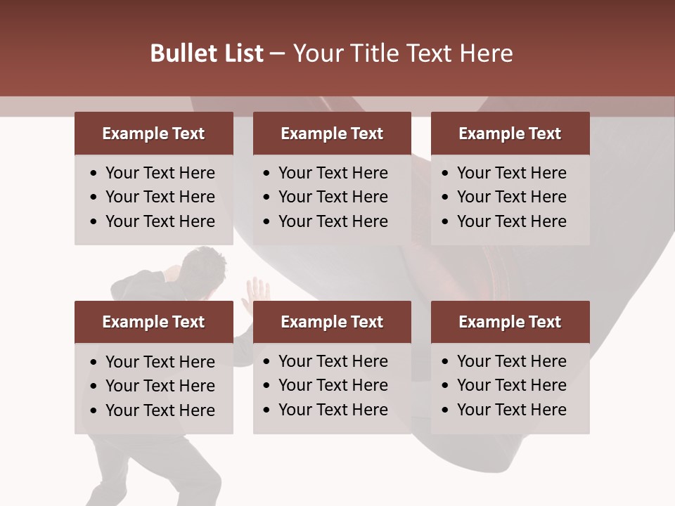 A Man In A Business Suit Kicking A Shoe PowerPoint Template