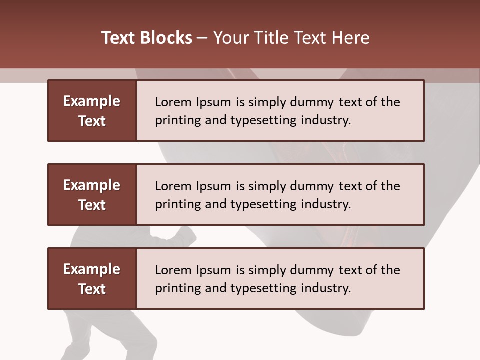 A Man In A Business Suit Kicking A Shoe PowerPoint Template