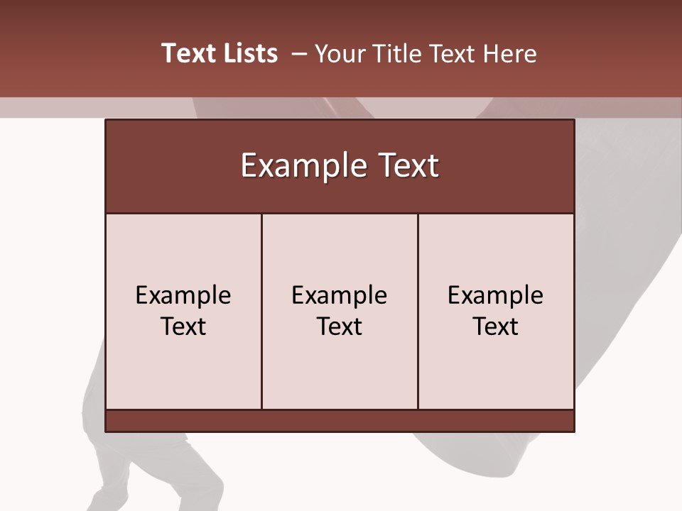 A Man In A Business Suit Kicking A Shoe PowerPoint Template