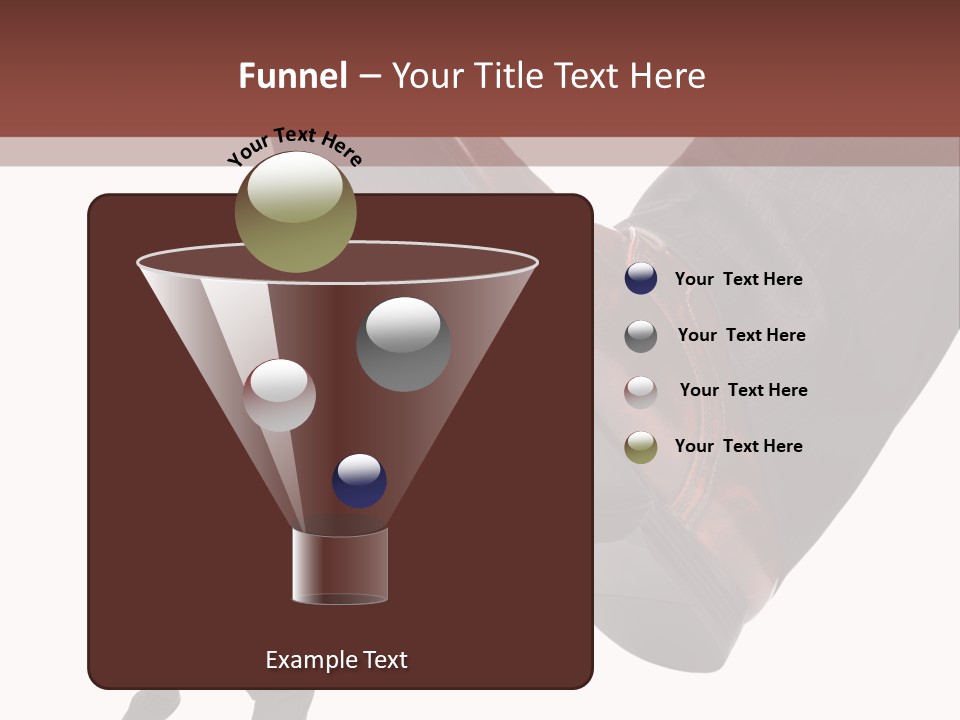 A Man In A Business Suit Kicking A Shoe PowerPoint Template