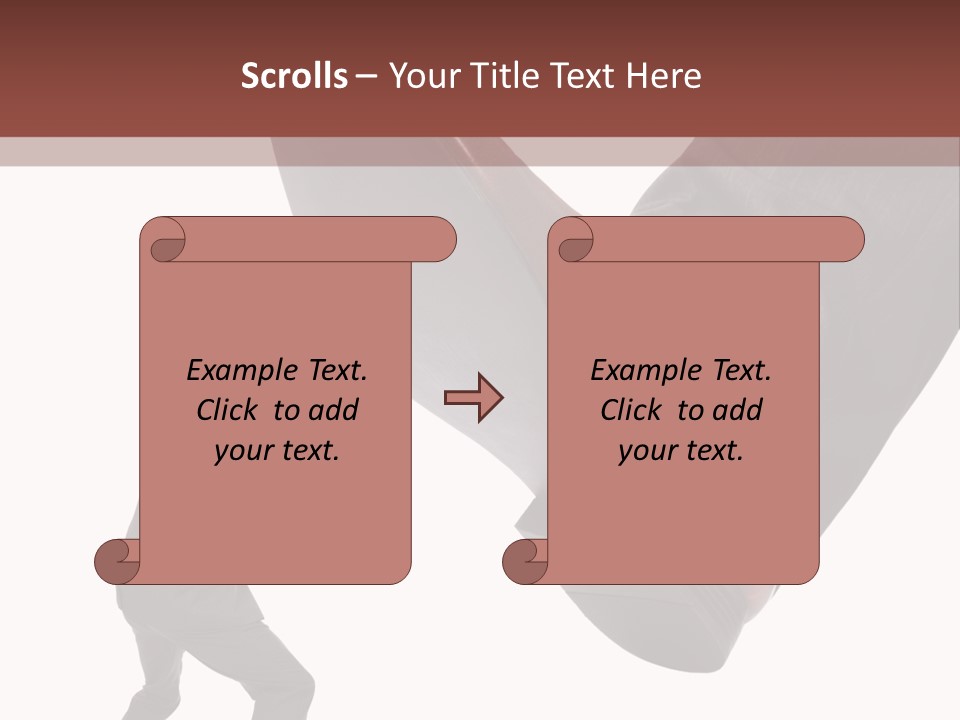 A Man In A Business Suit Kicking A Shoe PowerPoint Template
