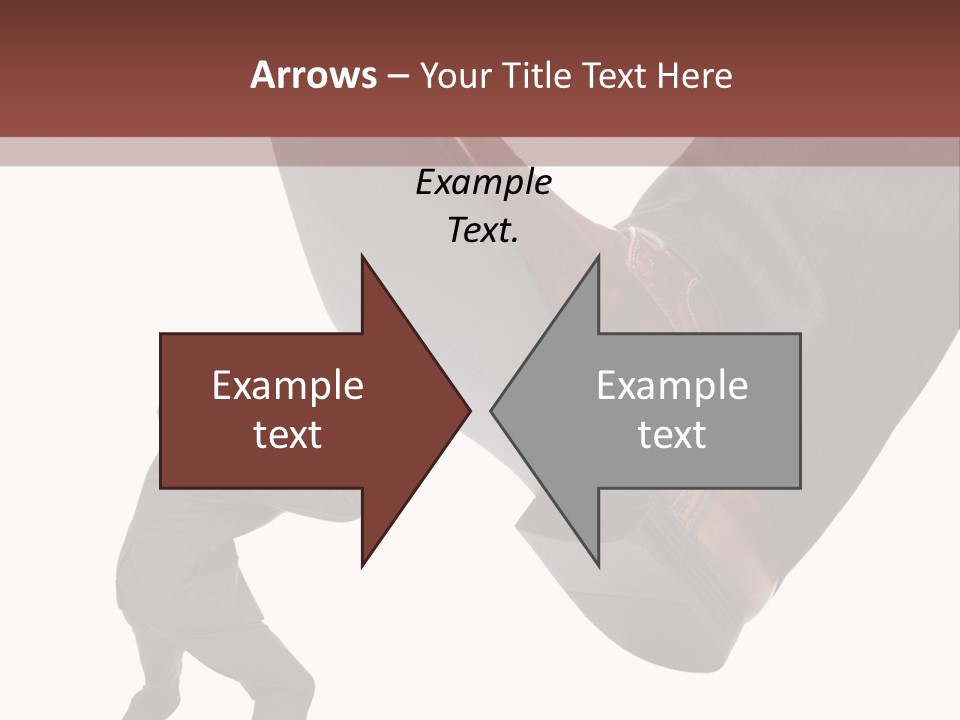 A Man In A Business Suit Kicking A Shoe PowerPoint Template